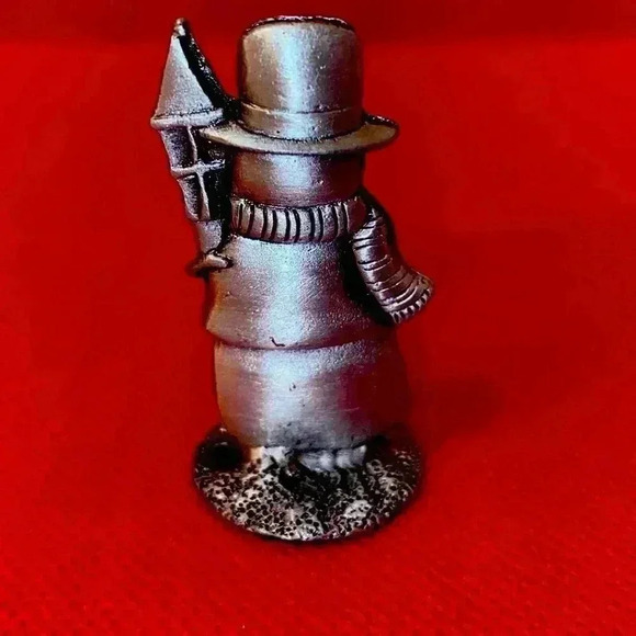 Vintage-New in Box Set of 8 Belk Pewter Christmas Napkin & Place Card Holders - Picture 9 of 14